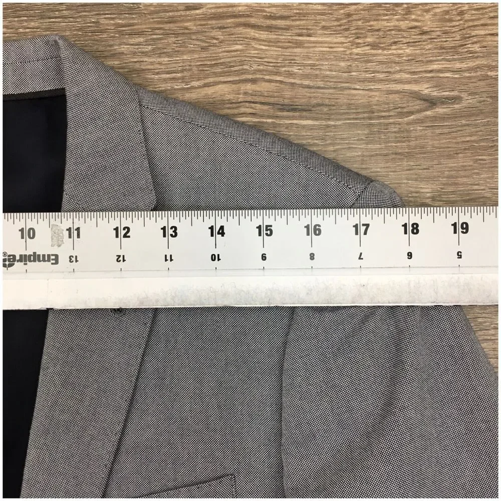 J CREW LUDLOW Mens Blazer Sport Coat Casual‎ Jacket Size 36R Cotton Suit Gray